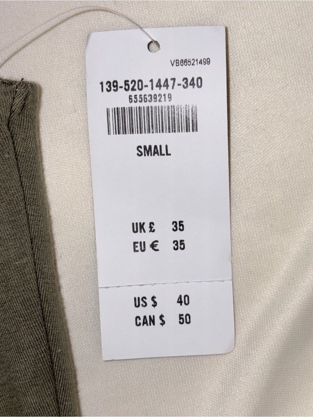 NWT Abercrombie & Fitch Olive Green Sleeveless Bodysuit Size Small - Picture 4 of 6